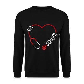 PA School Personal Physician Assistant School - Sweat-shirt Unisexe - noir - Devant - Alina (178cm) & Michal (187cm)