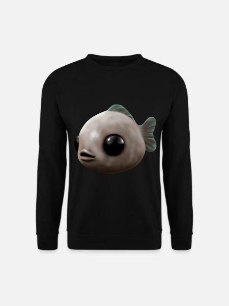 Small big fish - Unisex Sweatshirt - black