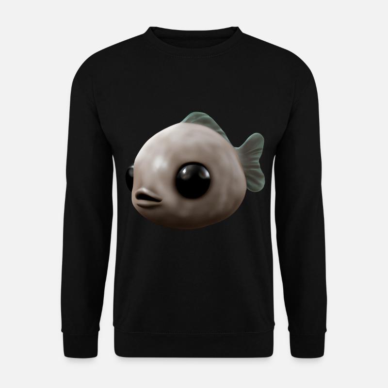 Small big fish - Unisex Sweatshirt - black