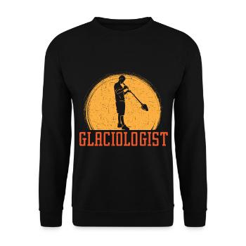 Glassologe Blowpipe Glassblowers Glass blowing - Unisex Sweatshirt - black - Front - Alina (178cm) & Michal (187cm)