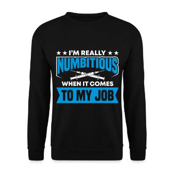 Anesthesia Anesthesia Technician Anesthesiologist - Unisex Sweatshirt - black - Front - Alina (178cm) & Michal (187cm)