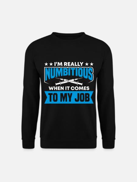 Anesthesia Anesthesia Technician Anesthesiologist - Unisex Sweatshirt - black