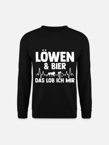 Löwe Löwen - Unisex Pullover - Schwarz