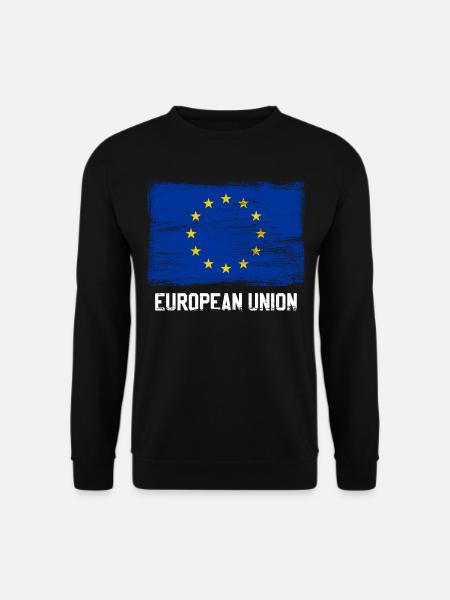 Europa - Unisex Pullover - Schwarz