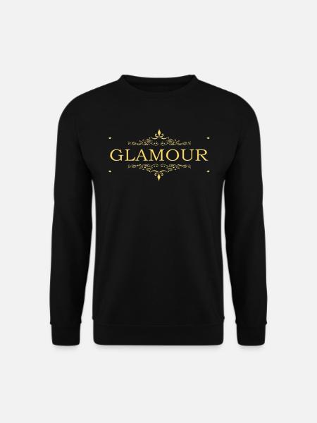 Glamour gold - Unisex Pullover - Schwarz