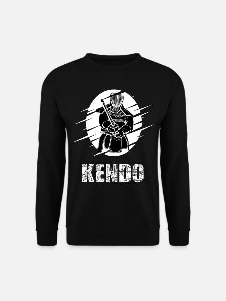 Kendo Kenjutsu Schwertkampf T Shirt für Kendoka - Unisex Pullover - Schwarz