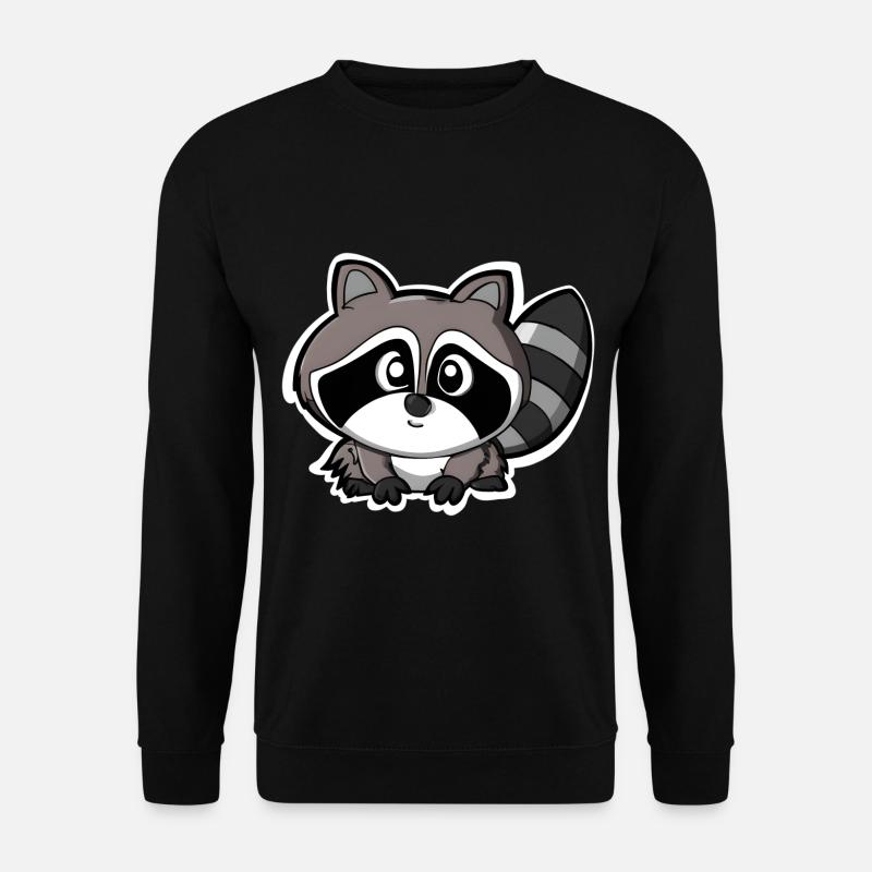 Waschbär - Unisex Pullover - Schwarz