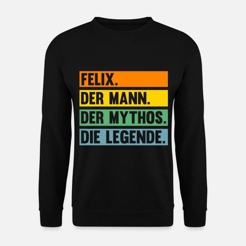 Felix - Unisex Pullover - Schwarz