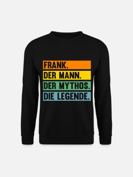 Frank - Unisex Pullover - Schwarz
