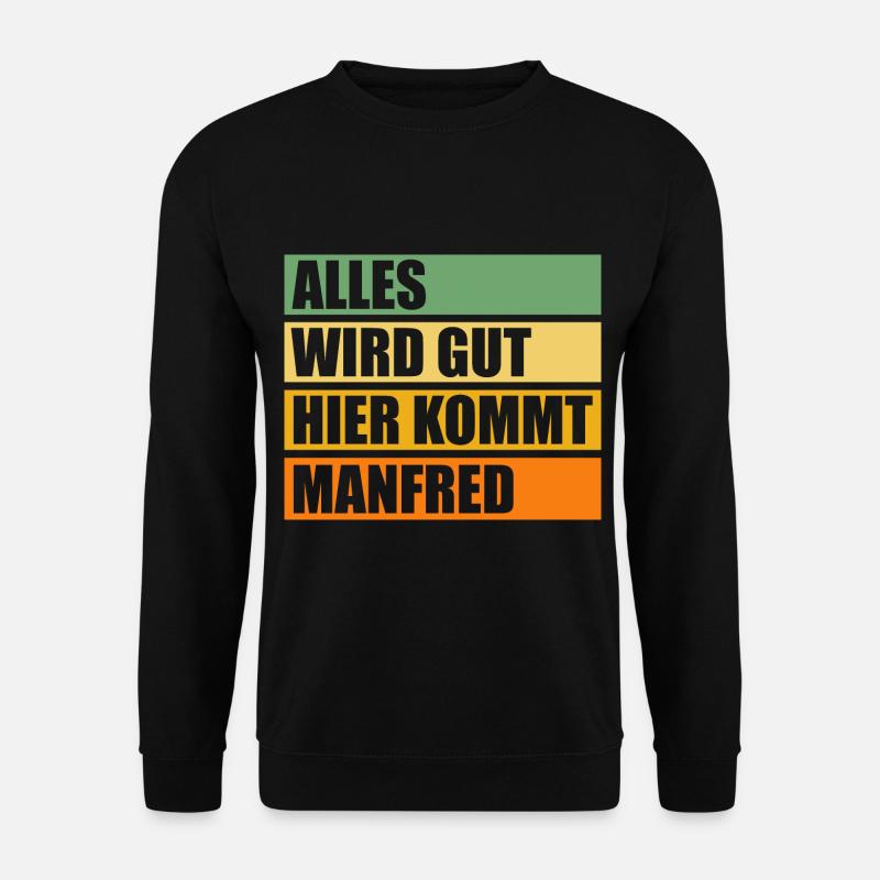 Manfred - Unisex Pullover - Schwarz