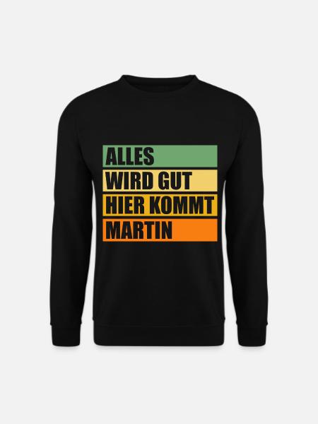 Martin - Unisex Pullover - Schwarz