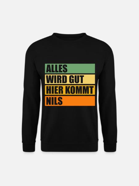 Nils - Unisex Pullover - Schwarz