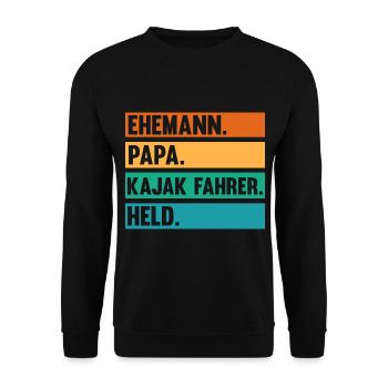 Schullehrerin Lehrerin - Unisex Pullover - Schwarz - Vorne - Alina (178cm) & Michal (187cm)