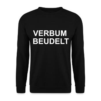 Verbumbeudelt - Sweat-shirt Unisexe - noir - Devant - Alina (178cm) & Michal (187cm)