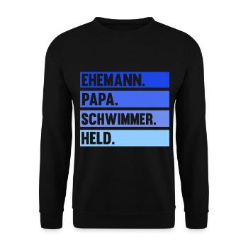 Schullehrer Lehrer - Unisex Pullover - Schwarz - Vorne - Alina (178cm) & Michal (187cm)