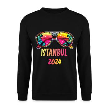 Istanbul 2024 - Sweat-shirt Unisexe - noir - Devant - Alina (178cm) & Michal (187cm)