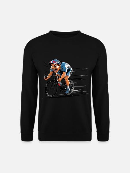 Radfahrer Rennrad Fahrrad Rennradfahrer Bike - Unisex Pullover - Schwarz