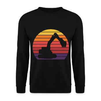 Bagger - Unisex Pullover - Schwarz - Vorne - Alina (178cm) & Michal (187cm)
