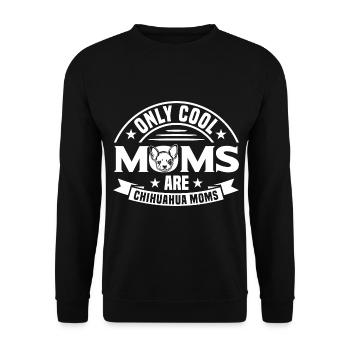 Chihuahua Lover Chihuahua Chihuahua Mother - Unisex Sweatshirt - black - Front - Alina (178cm) & Michal (187cm)