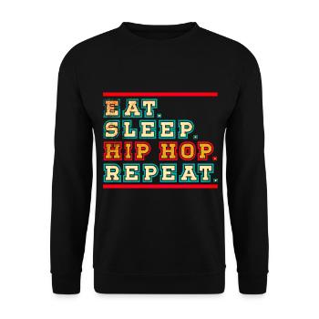 Musique Hip Hop - Sweat-shirt Unisexe - noir - Devant - Alina (178cm) & Michal (187cm)