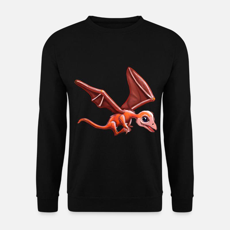 Flying Pterodactyl - Unisex Sweatshirt - black