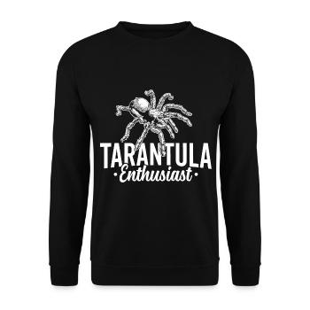 Passionné de tarentule, propriétaire d’araignées de compagnie, - Sweat-shirt Unisexe - noir - Devant - Alina (178cm) & Michal (187cm)