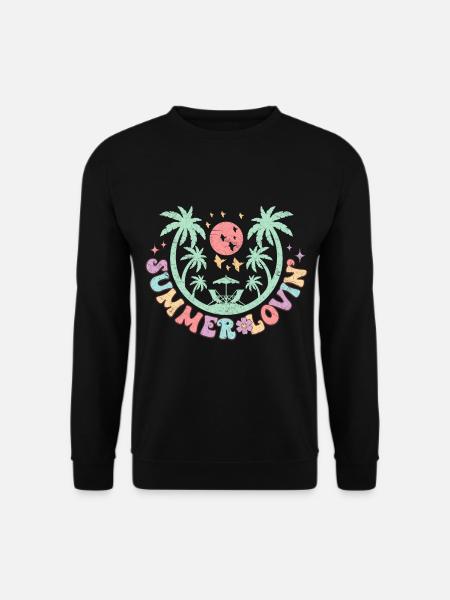 Summer Lovin' - Retro Design - Unisex Sweatshirt - black