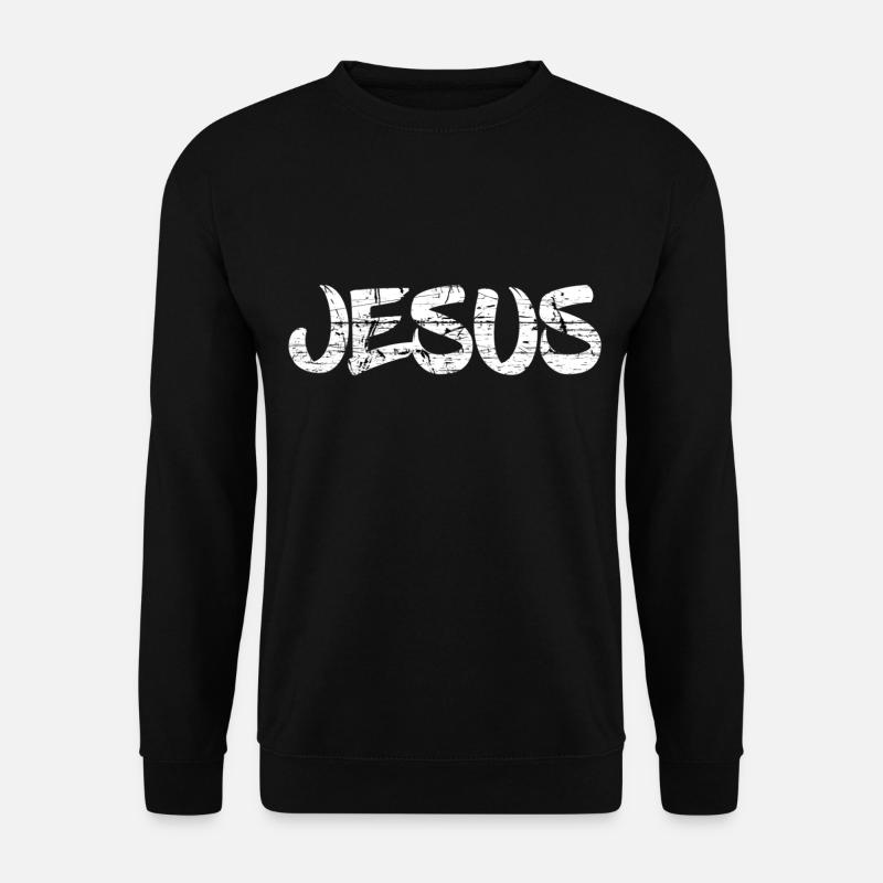 Jesus - Unisex Pullover - Schwarz