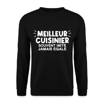Cuisinier | Je suis le meilleur Cuisinier - Sweat-shirt Unisexe - noir - Devant - Alina (178cm) & Michal (187cm)