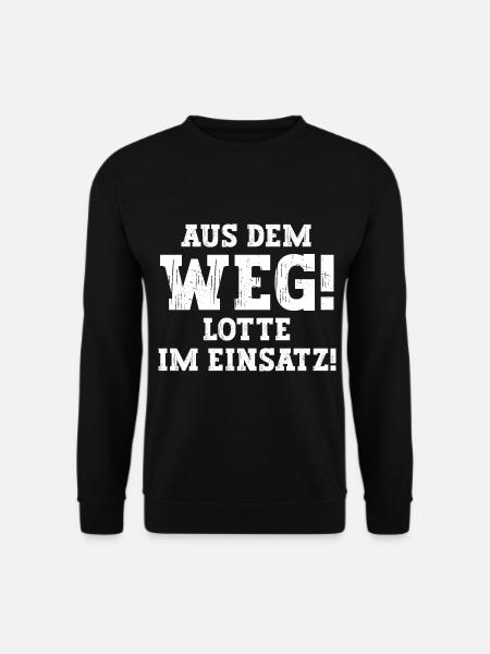 Lotte Lustiger Spruch Vorname Name Lotte - Unisex Pullover - Schwarz