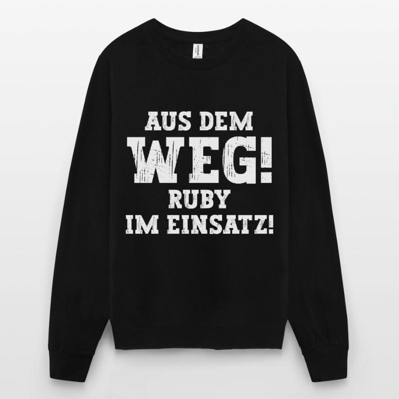 Ruby Lustiger Spruch Vorname Name Ruby Unisex Pullover