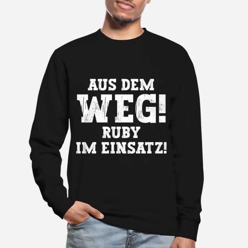 Ruby Lustiger Spruch Vorname Name Ruby Unisex Pullover