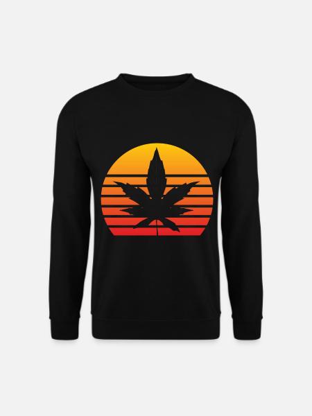 Weed Cannabis - Unisex Sweatshirt - black