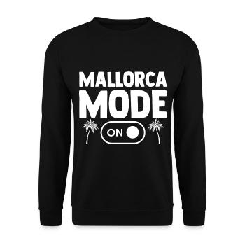 Party Urlaub Mallorca - Unisex Pullover - Schwarz - Vorne - Alina (178cm) & Michal (187cm)