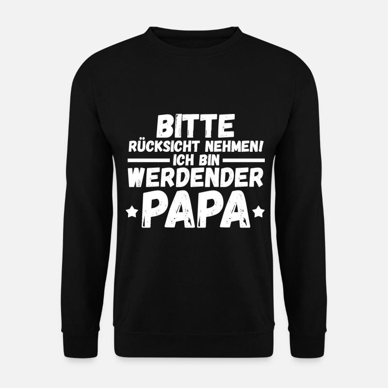 Werdender Papa - Unisex Pullover - Schwarz