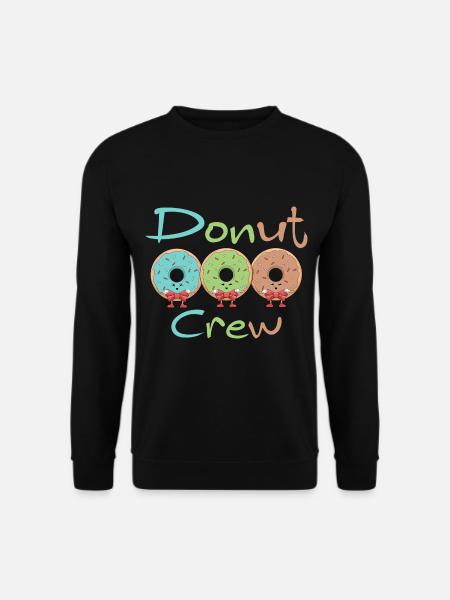Donut Crew - Unisex Sweatshirt - black