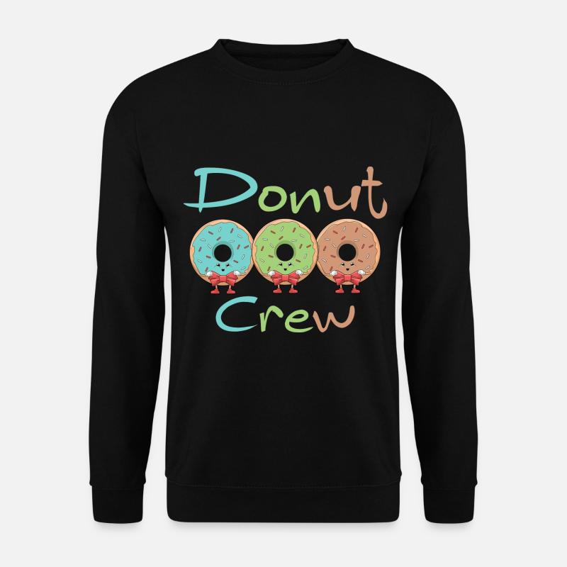Donut Crew - Unisex Sweatshirt - black