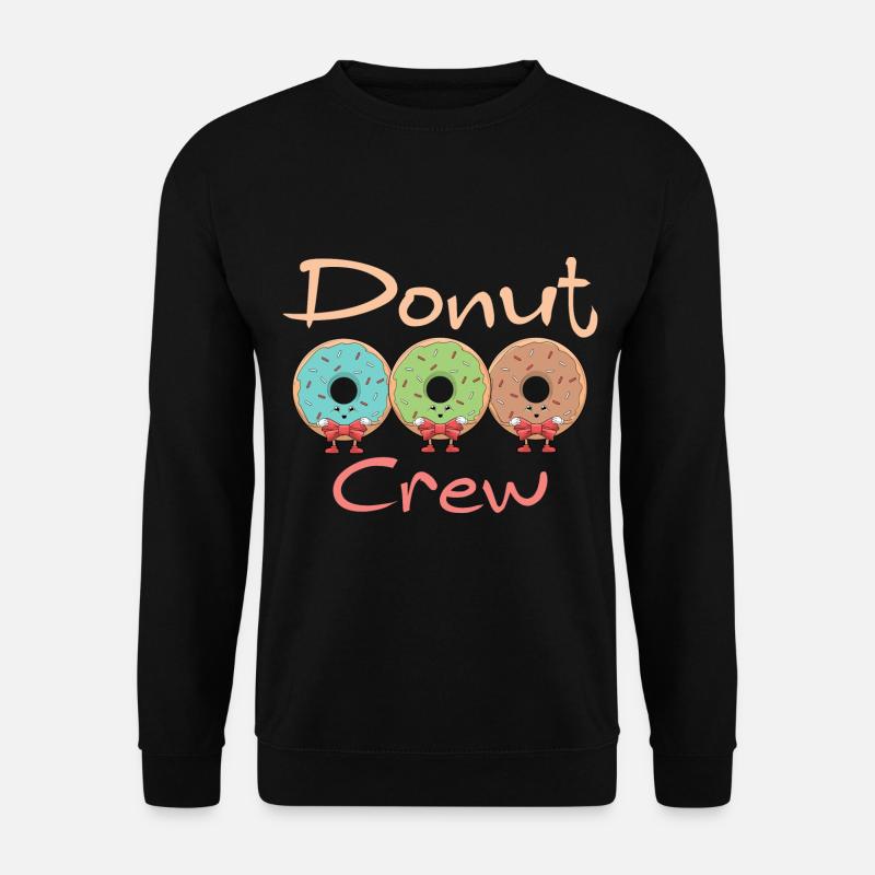 Donut Crew - Unisex Pullover - Schwarz