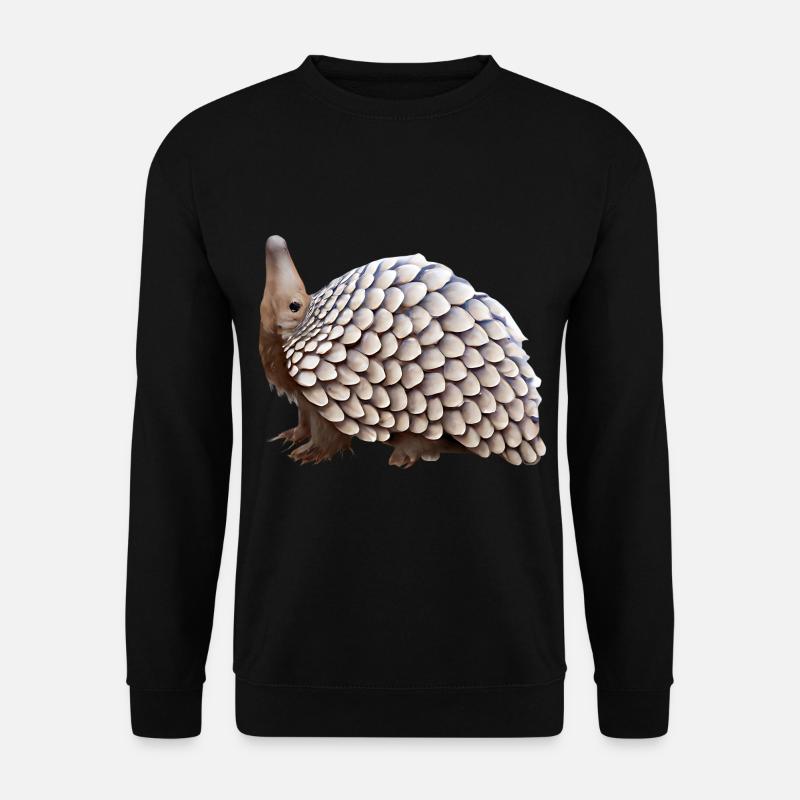 Conception de pangolin mignon - Sweat-shirt Unisexe - noir