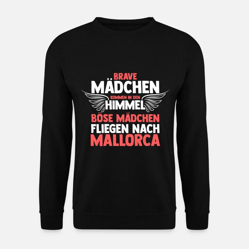 Party Urlaub Mallorca - Unisex Pullover - Schwarz