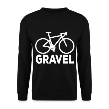 Vélo de gravier Cycliste de plein air Cycliste - Sweat-shirt Unisexe - noir - Devant - Alina (178cm) & Michal (187cm)