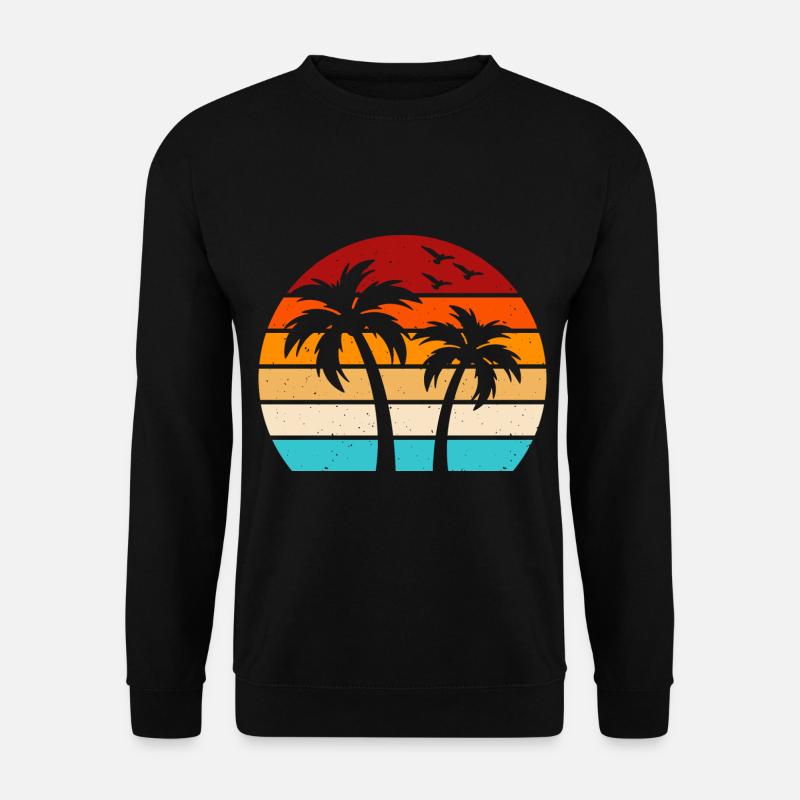 Palm trees - Unisex Sweatshirt - black