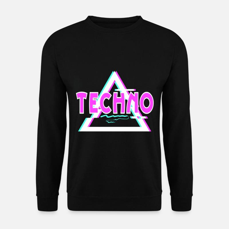 Techno - Unisex Sweatshirt - black