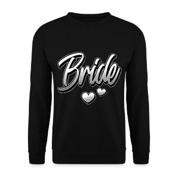 Braut - Unisex Pullover - Schwarz - Vorne - Alina (178cm) & Michal (187cm)