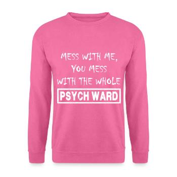 Jouez avec moi. - Sweat-shirt Unisexe - rose - Devant