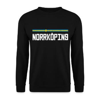 Norrköping - Unisex Pullover - Schwarz - Vorne - Alina (178cm) & Michal (187cm)