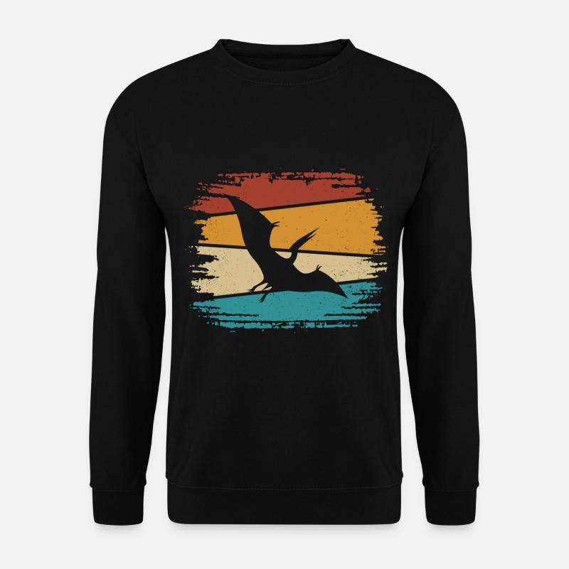Dino Dinosaur Pteranodon - Unisex Sweatshirt - black