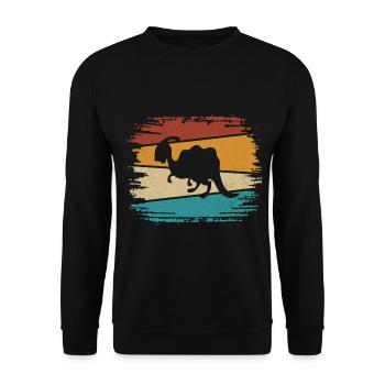 Dino Dinosaures - Sweat-shirt Unisexe - noir - Devant - Alina (178cm) & Michal (187cm)