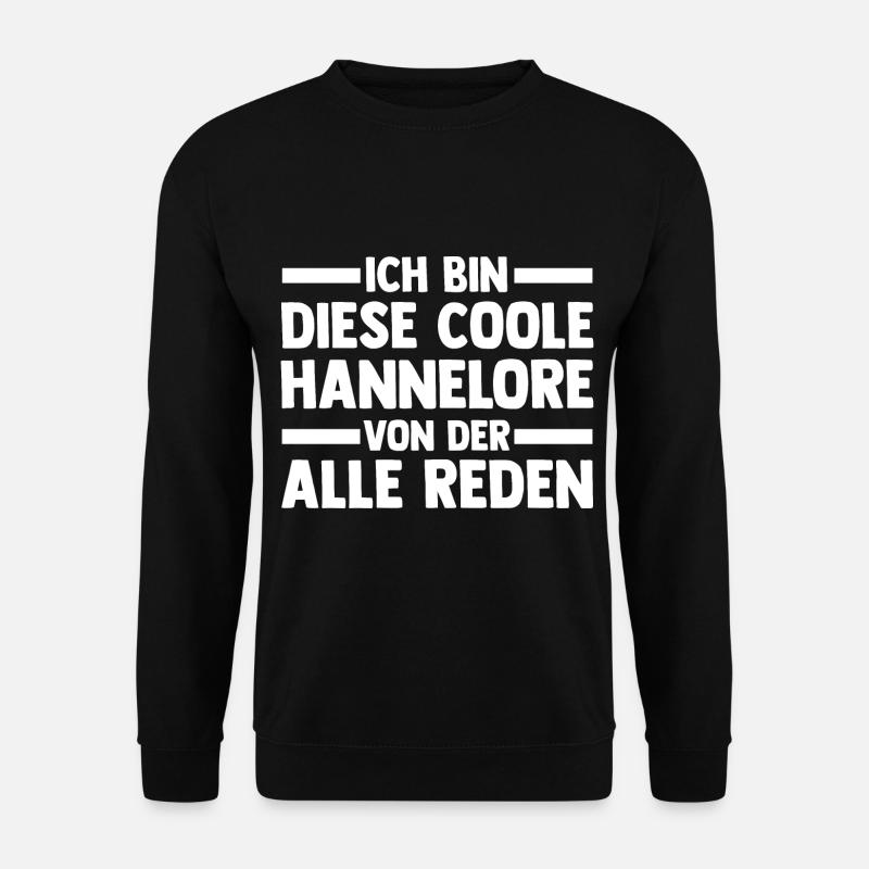 Hannelore - Unisex Pullover - Schwarz
