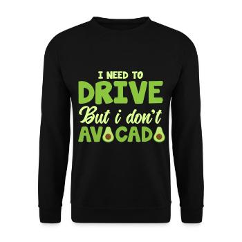 Véganisme végétalien - Sweat-shirt Unisexe - noir - Devant - Alina (178cm) & Michal (187cm)